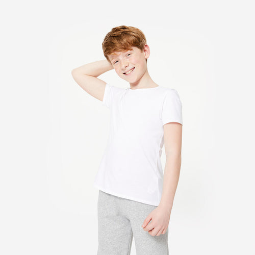 





Kids' Unisex Cotton T-Shirt - White