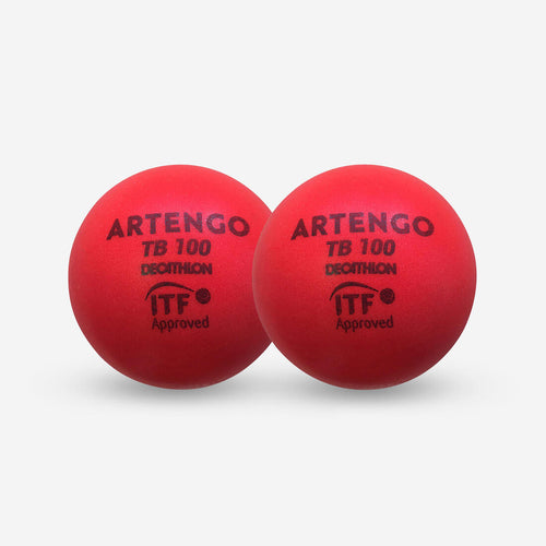 





9cm Foam Tennis Ball TB100 Twin-Pack - Red