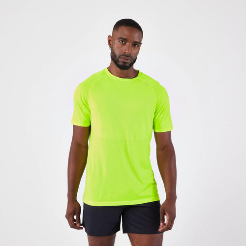 





Men's KIPRUN Run 500 Comfort seamless running T-shirt