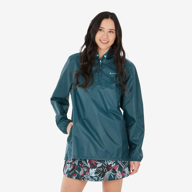 





Women's Windproof and Water-repellent Hiking Jacket - Raincut 1/2 Zip, photo 1 of 5