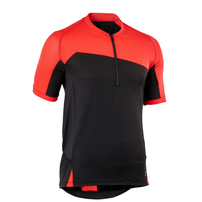 





Short-Sleeved Mountain Biking Jersey - Black/Red, photo 1 of 9