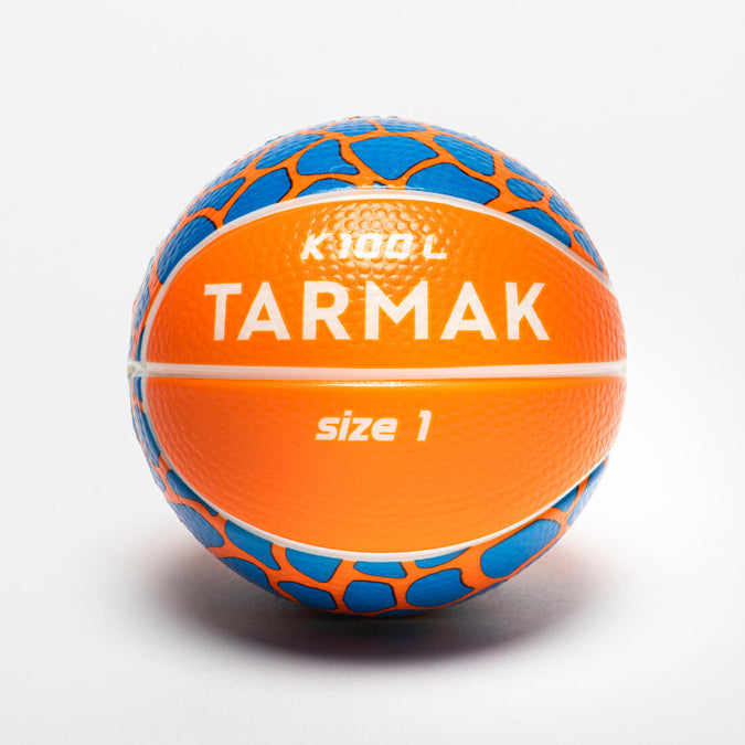 





Kids' Size 1 Mini Foam Basketball K100 - Orange/Blue, photo 1 of 5