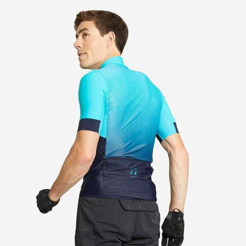 





Men's Short-Sleeved Mountain Biking Jersey - Turquoise