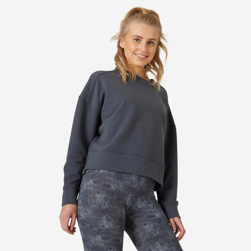 





Women's Loose-Fit Fitness Sweatshirt 120