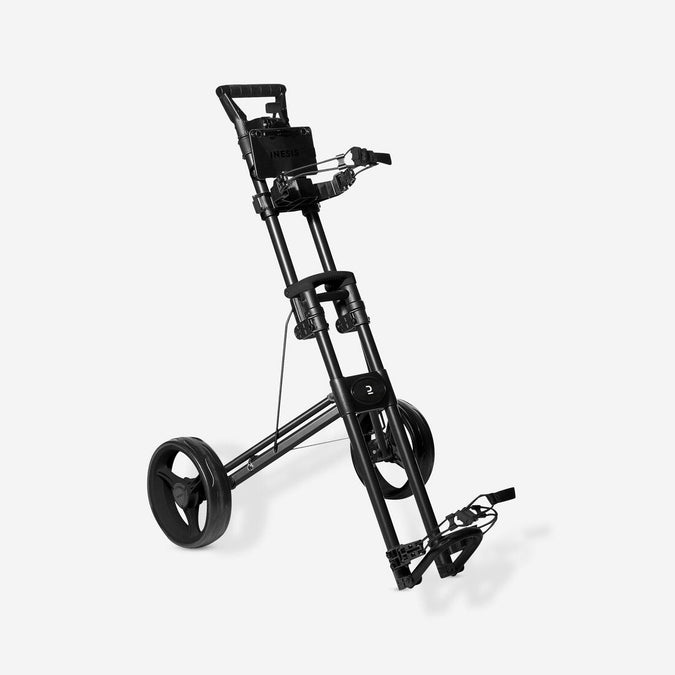 





2-WHEEL COMPACT GOLF TROLLEY - INESIS BLACK - Decathlon Ghana, photo 1 of 5