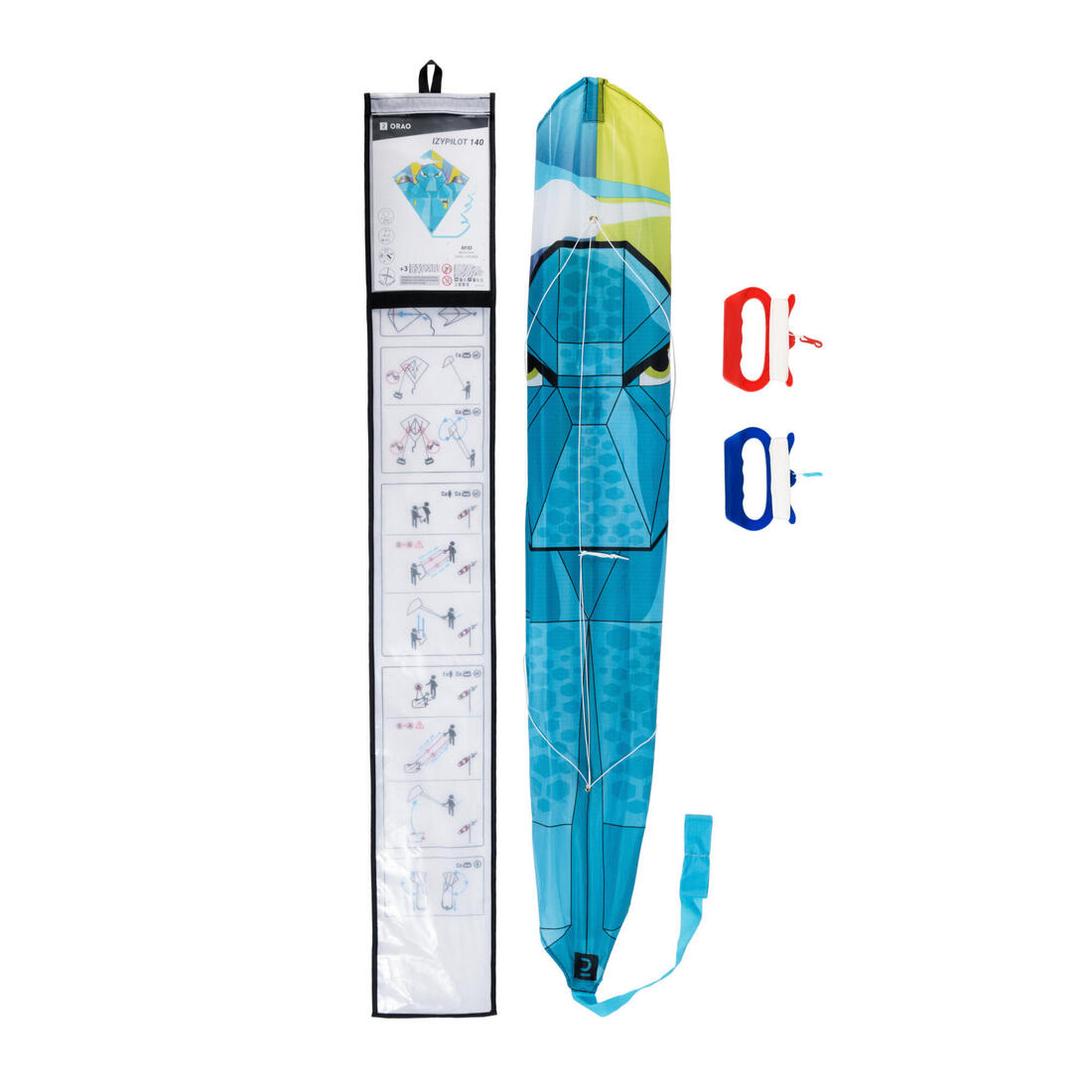 MODULAR 2-IN-1 KITE (STUNT<->STATIC) - IZYPILOT 140 "CAT"