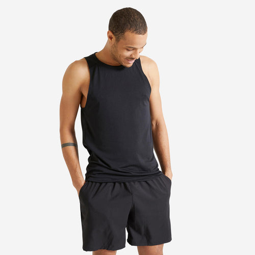 





Men's Breathable Crew Neck Fitness Essential Tank Top