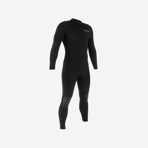 





Men's Surfing 4/3 mm Neoprene Wetsuit 100 - Black