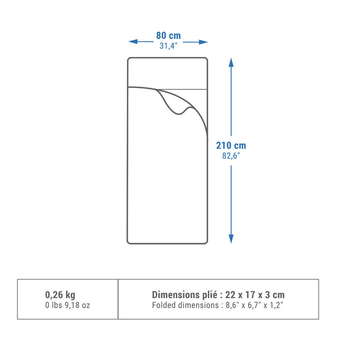 





POLYESTER SLEEPING BAG LINER - Decathlon Ghana, photo 1 of 1