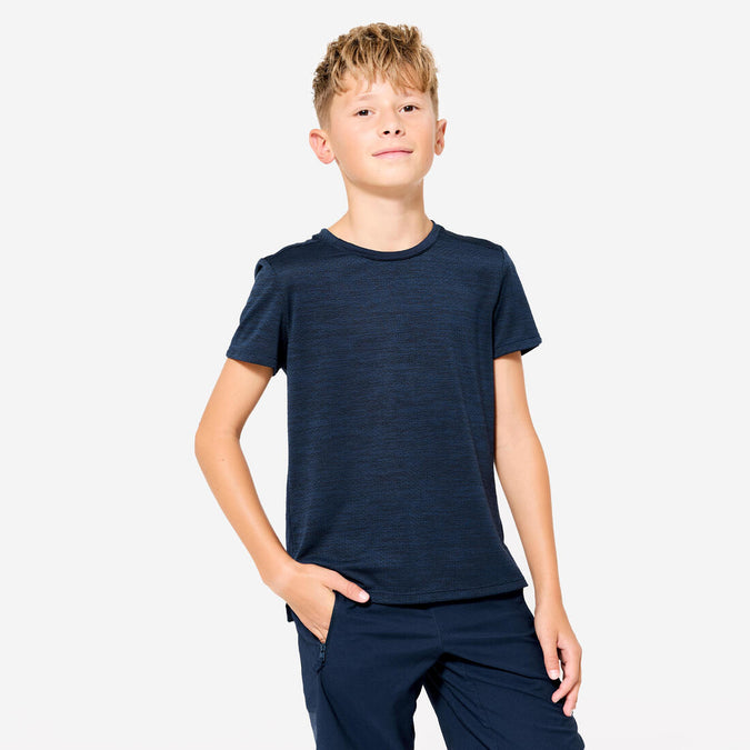 





Kids' Synthetic Breathable T-Shirt S500 - Navy, photo 1 of 5