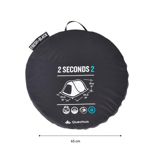 Camping tent 2 Seconds - 2-Person - Fresh&Black