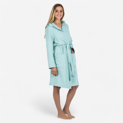 





women's compact microfibre pool bathrobe