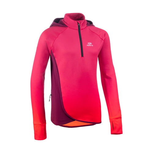 





AT 500 Girls' Athletics Long-Sleeved Jersey Shaded Pink