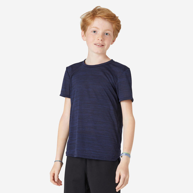 





Kids' Synthetic Breathable T-Shirt S500 - Navy, photo 1 of 4