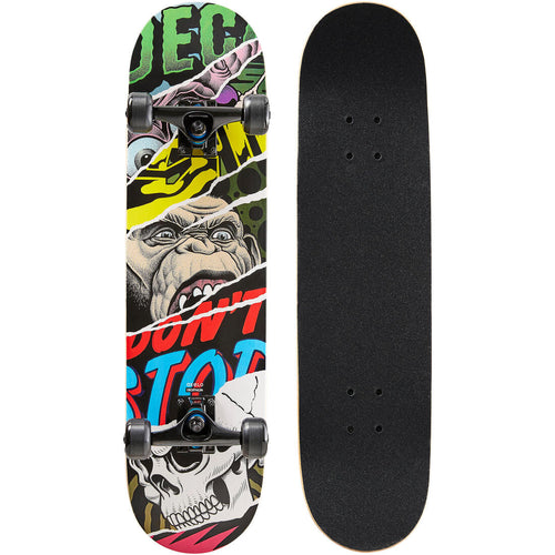 





Kids' 8-12 Years Skateboard Mid 500 Monkey