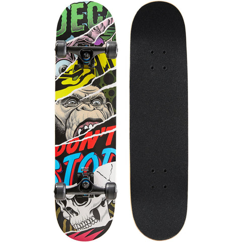 





Kids' 8-12 Years Skateboard Mid 500 Monkey