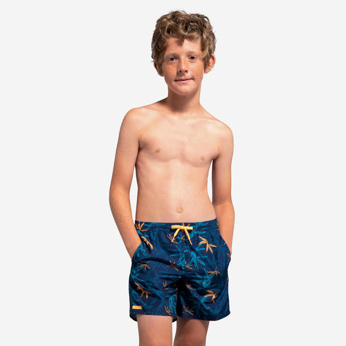 





Boys’ surfing swim shorts with pockets - 100 Stories