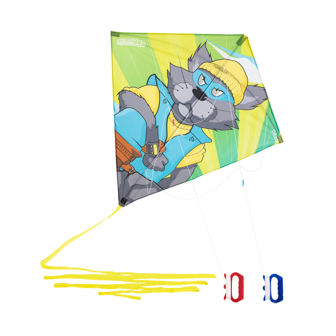 MODULAR 2-IN-1 KITE (STUNT<->STATIC) - IZYPILOT 140 "CAT"