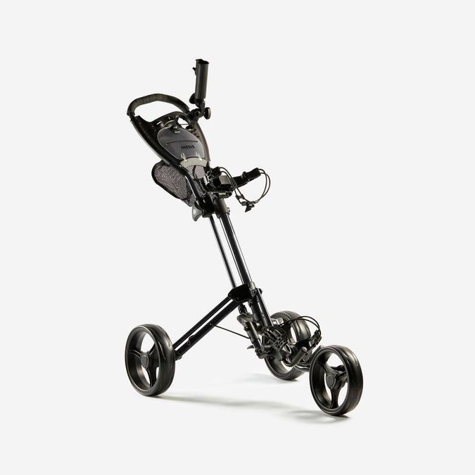 





3-WHEEL COMPACT GOLF TROLLEY - INESIS 900 BLACK - Decathlon Ghana, photo 1 of 8