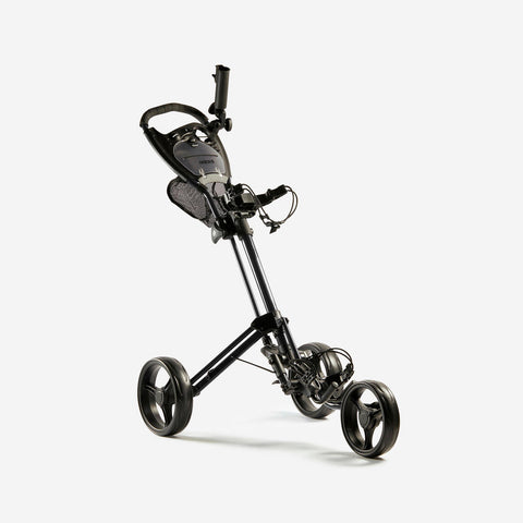 





3-WHEEL COMPACT GOLF TROLLEY - INESIS 900 BLACK - Decathlon Ghana